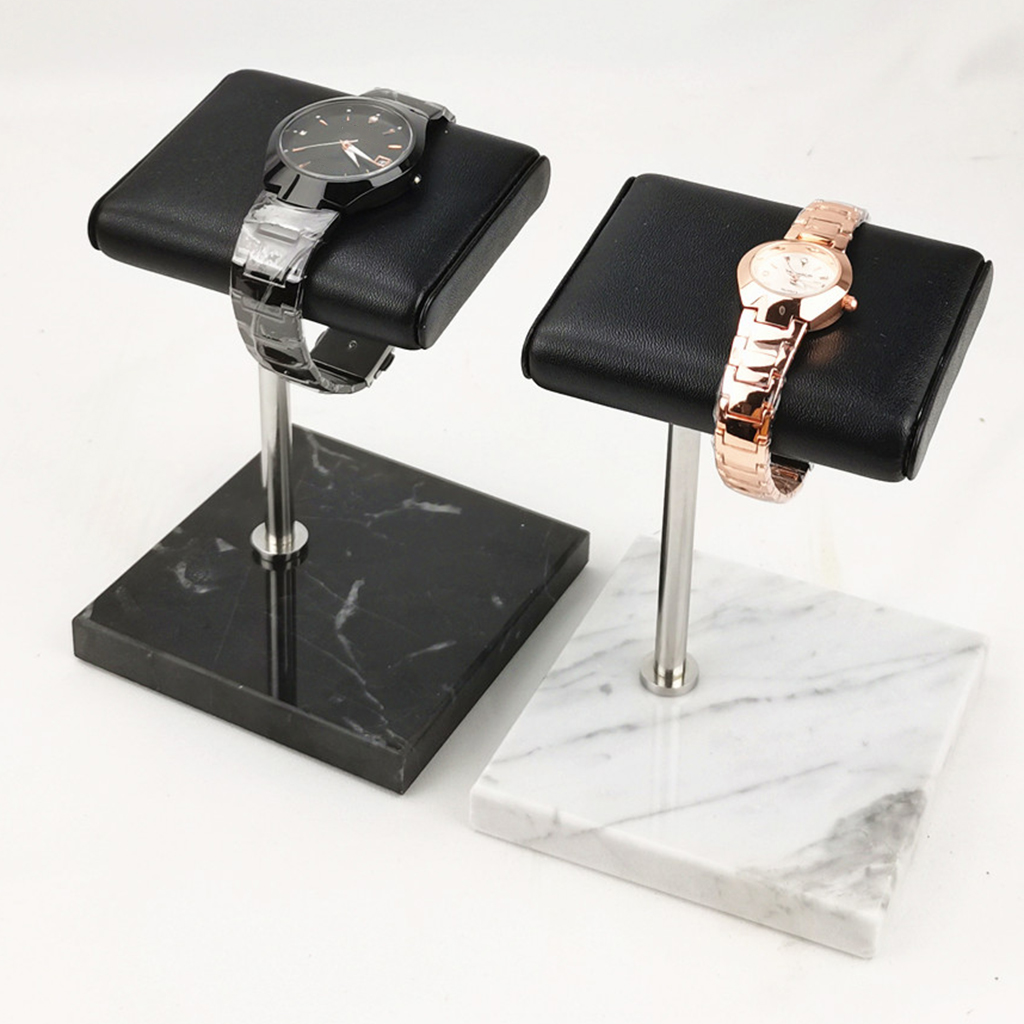 Jewelry Store For Watches - ポータブルpuレザーと大理石の時計ディスプレイスタンド,ブレスレットブレスレット,手作りのディスプレイケース,ジュエリーオーガナイザー,時計を保管する