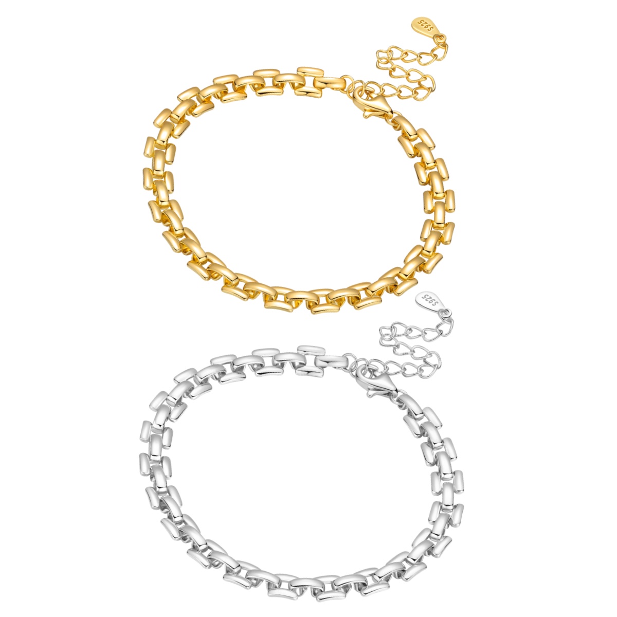 Vintage Jewelry Watches Women - MISEFF S925 スターリングシルバーブレスレットチェーン多用途絶妙なヴィンテージウォッチブレスレットチェーン絶妙なジュエリー誕生日ギフト