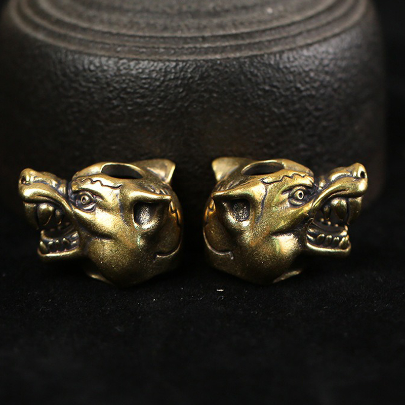 Wolf Jewelry & Watches Tampa Reviews - オオカミの彫刻,真ちゅう製のパラコードビーズ,手作りのストラップ,ペンダント,ジュエリーアクセサリー,アウトドアツールのチャーム