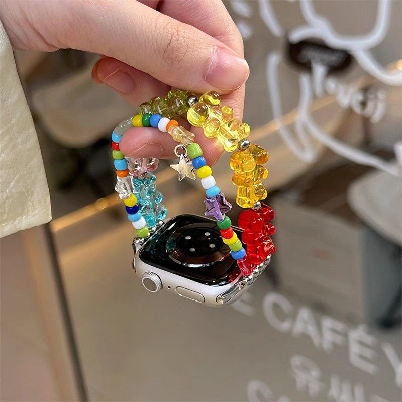 Jewelry Making Watches - ベアグミビーズ 38/40/41/42/44/45/46/49mm対応 Apple Watchストラップ Ultra/Se10/9/8/7/6/5/4/3/2/1対応