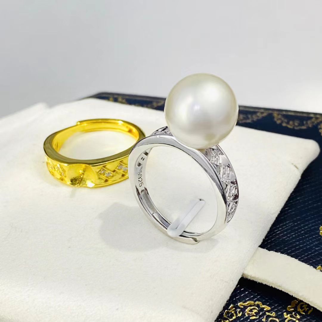 Sterling Silver Ring - 卸売 S925 スターリングシルバー 調整可能リング マウントセッティング パーツ