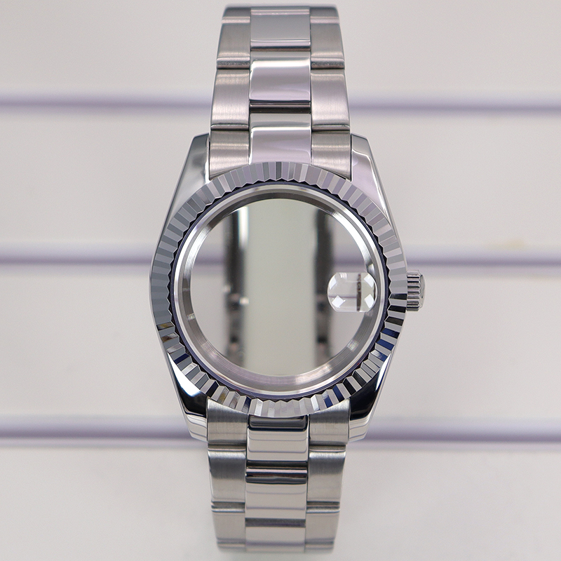 Jared Jewelry Watches - フルーテッド 36 ミリメートル/39 ミリメートル防水時計ケースサファイアクリスタル NH35 NH36