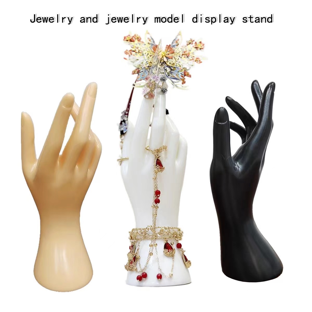 Jewelry Type Watches - 新しいジュエリーディスプレイハンドモデル時計ブレスレットディスプレイスタンドスケッチ装飾アートフォトリングオーガナイザー女性色