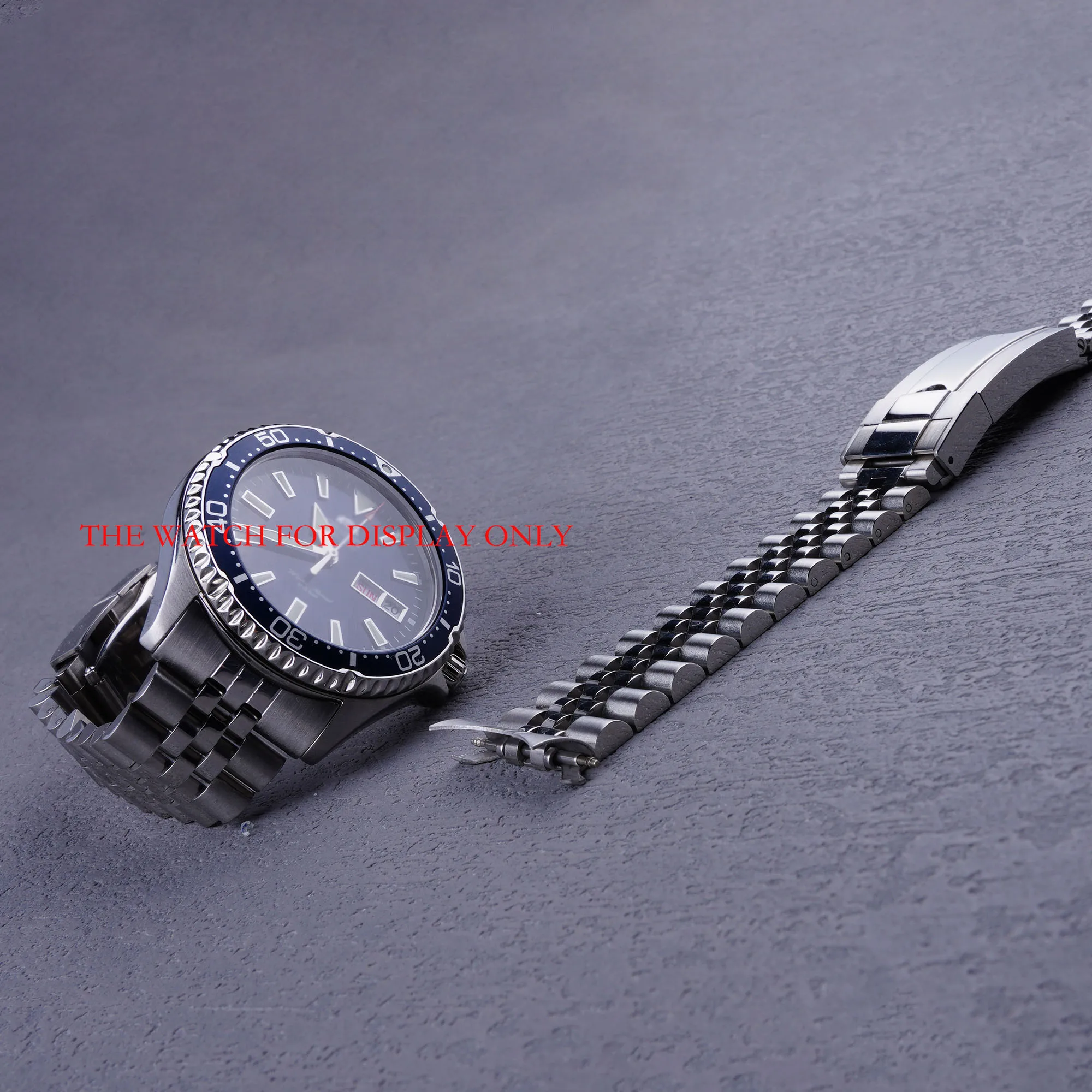 Jared Jewelry Watches - Rolamy 22ミリメートルシルバージュビリーダイヤモンド固体ネジリンク中空curvedendオイスター展開クラスプ時計バンドブレスレットオリエントkamasu