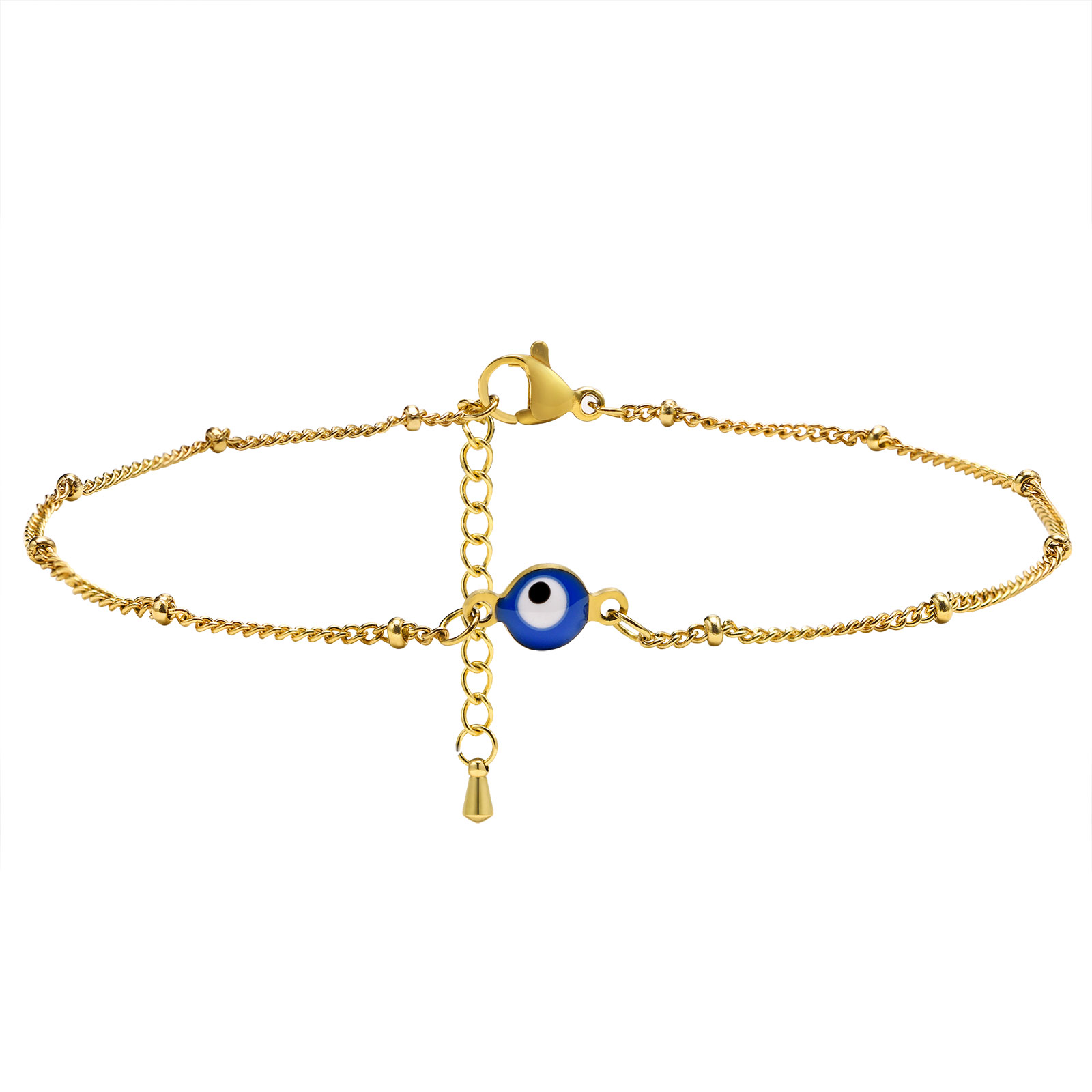 女性のための邪眼アンクレット,調節可能な脚のブレスレット,ス - Jc Jewelry & Watches のレビューと価格