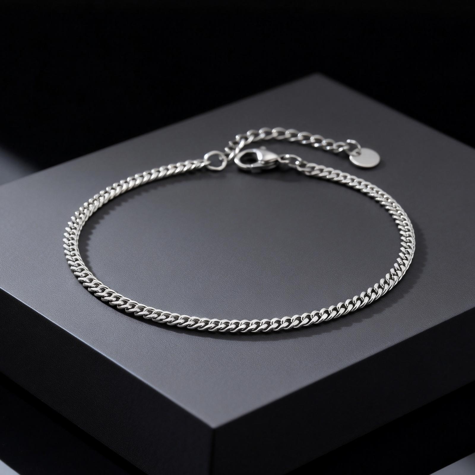 ミニマリストステンレス鋼アンクレットブレスレット男性女性用防 - Jc Jewelry & Watches のレビューと価格