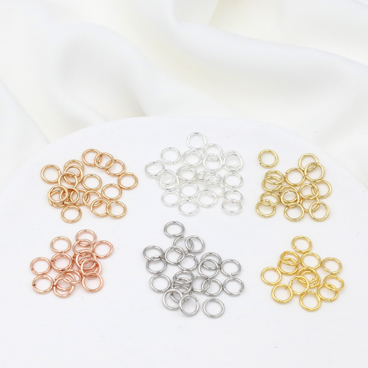 50-100 個/ロット 3-10 ミリメートル 925 シ - Sterling Silver Ring のレビューと価格