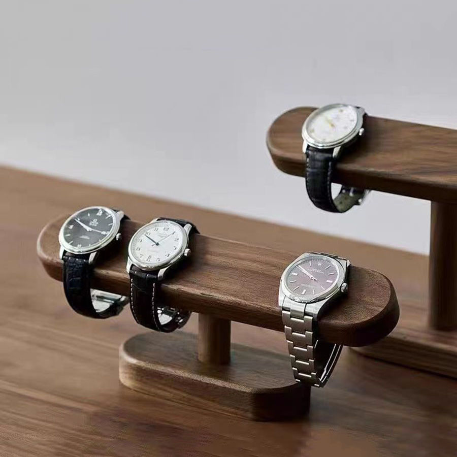 創造的な無垢材ウォールナット製ジュエリーブレスレット腕時計収 - Jewelry Store For Watches のレビューと価格