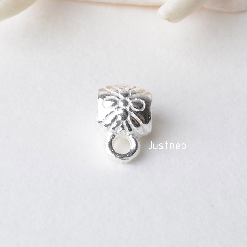 固体 925 スターリングシルバーチューブスペーサービーズコ - Sterling Silver Ring のレビューと価格