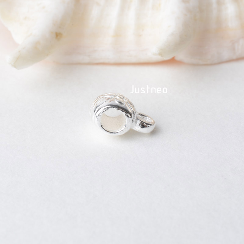固体 925 スターリングシルバーチューブスペーサービーズコ - Sterling Silver Ring のレビューと価格
