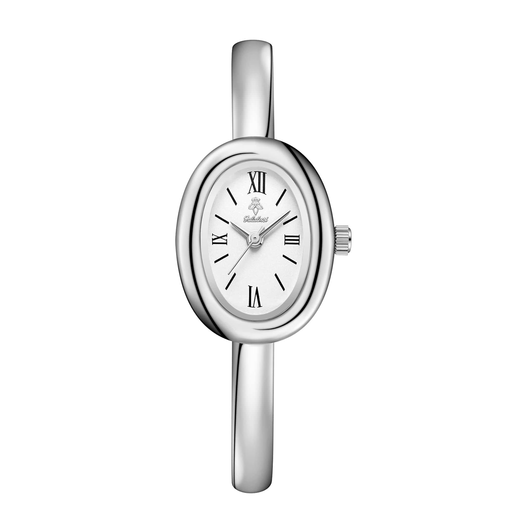 YaLaLuSi オーバルローマ数字女性用腕時計シルバーバン - Vintage Jewelry Watches Women のレビューと価格