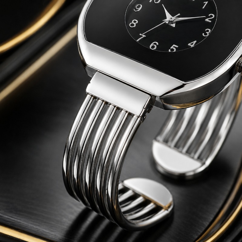 ヴィンテージスタイル中空オープンバングルレディースウォッチ高 - Vintage Jewelry Watches Women のレビューと価格