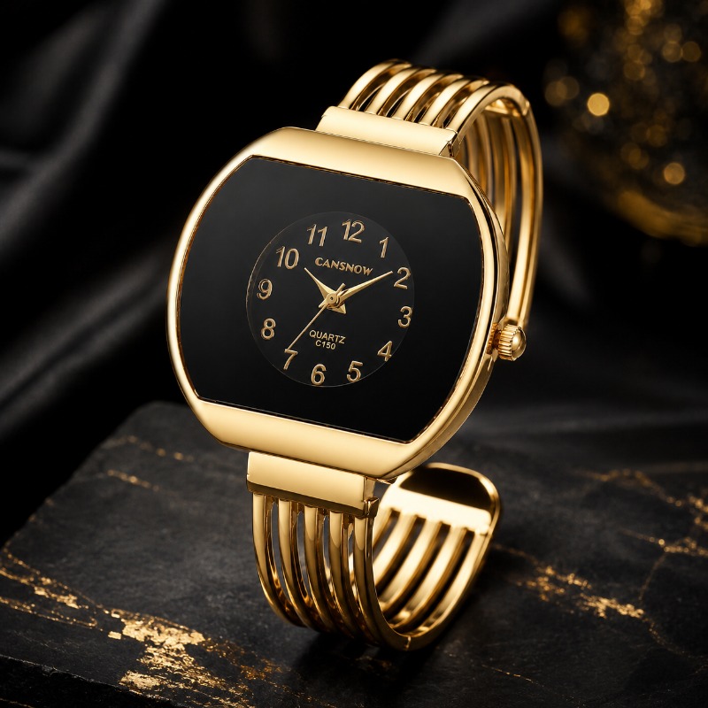 ヴィンテージスタイル中空オープンバングルレディースウォッチ高 - Vintage Jewelry Watches Women のレビューと価格
