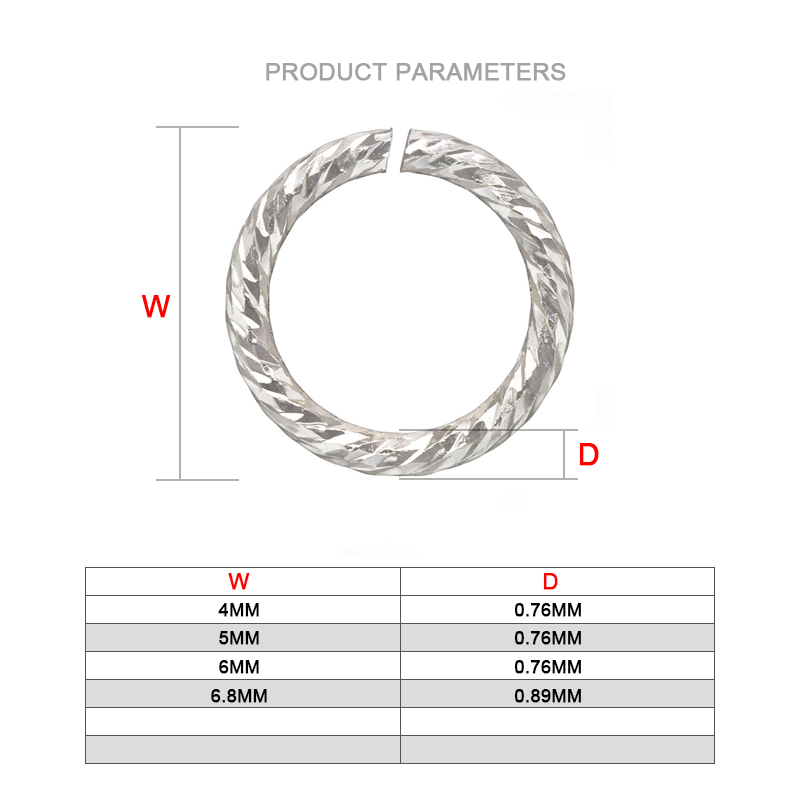 925スターリングシルバー ツイストジャンプリング、オープン - Sterling Silver Ring のレビューと価格