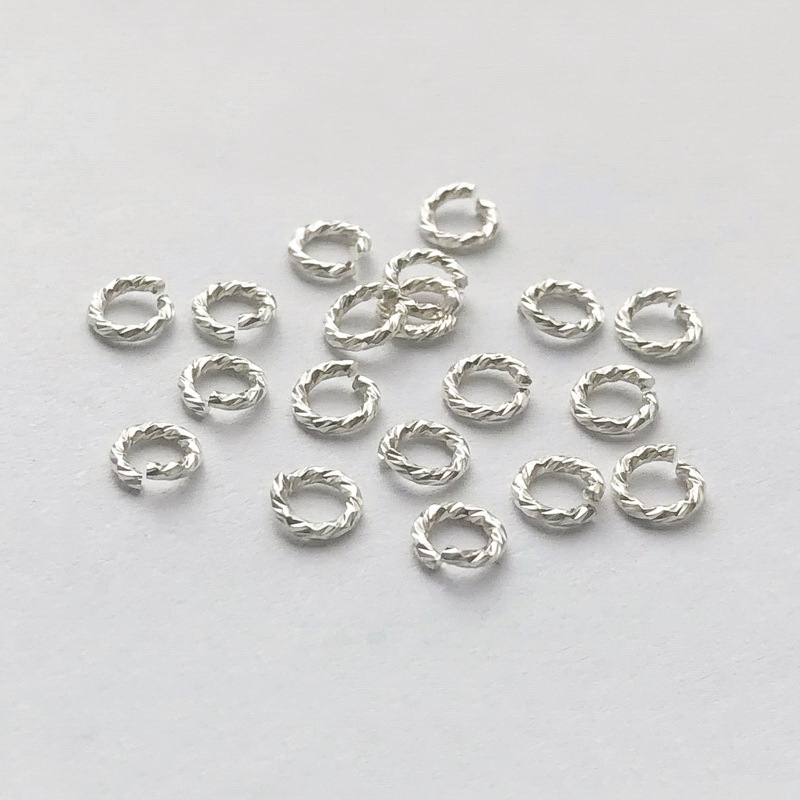 925スターリングシルバー ツイストジャンプリング、オープン - Sterling Silver Ring のレビューと価格