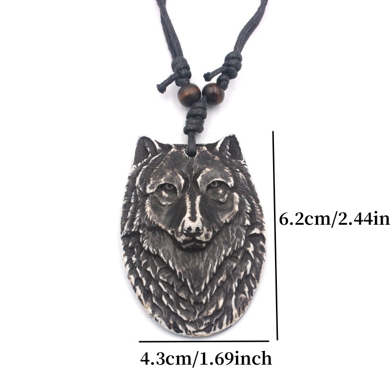 男性と女性のためのウルフペンダントネックレス、クールなシミュ - Wolf Jewelry & Watches Tampa Reviews のレビューと価格
