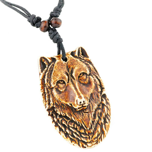 男性と女性のためのウルフペンダントネックレス、クールなシミュ - Wolf Jewelry & Watches Tampa Reviews のレビューと価格