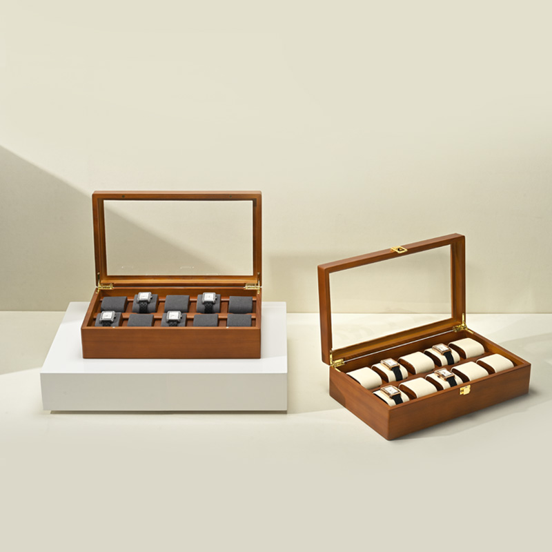 Oirlv 10 グリッド時計ボックス木製ジュエリーボックス - Jewelry Type Watches のレビューと価格