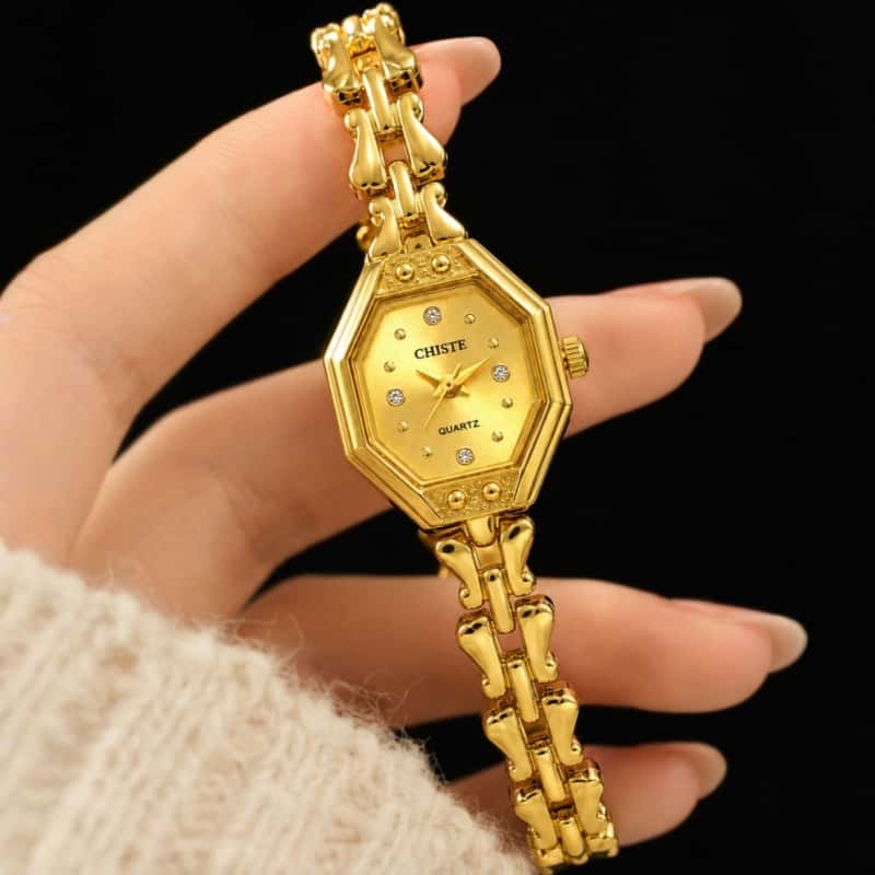ヴィンテージ八角形ダイヤルレディースウォッチ高級クリスタルア - Vintage Jewelry Watches Women のレビューと価格