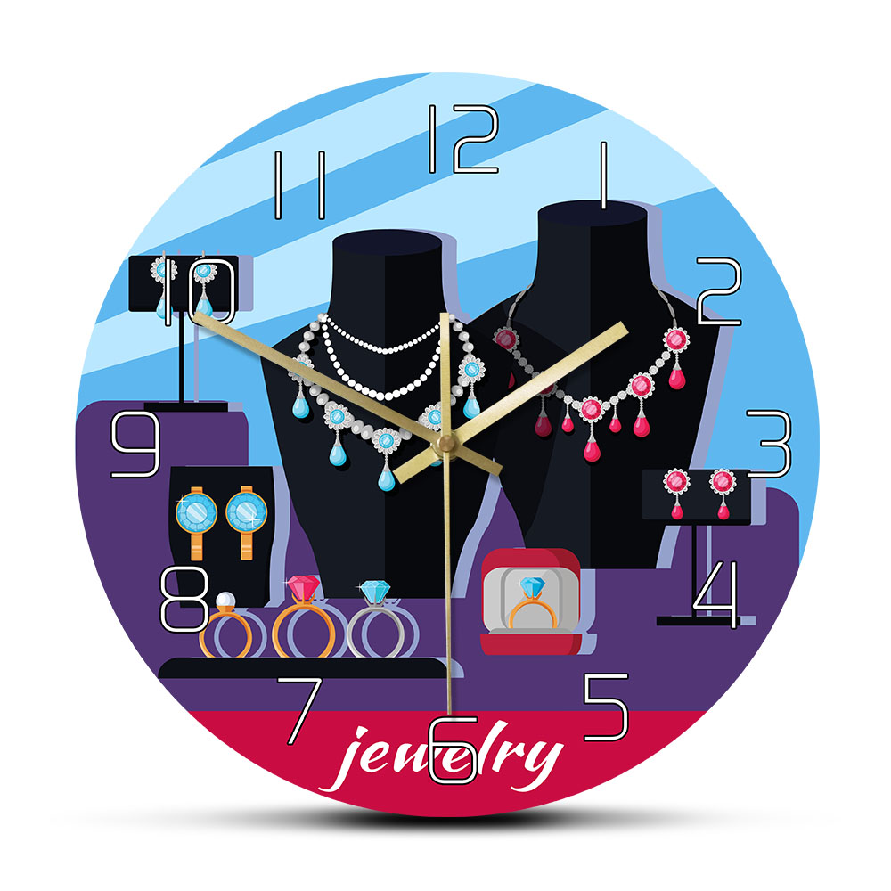 ジュエリーストアショーケースデザイン壁時計高級女性のアクセサ - Jewelry Store For Watches のレビューと価格
