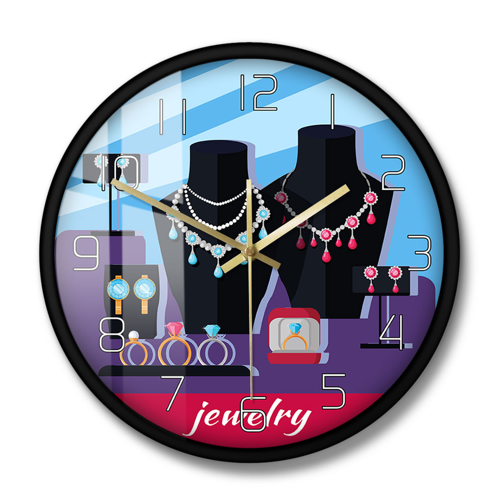 ジュエリーストアショーケースデザイン壁時計高級女性のアクセサ - Jewelry Store For Watches のレビューと価格