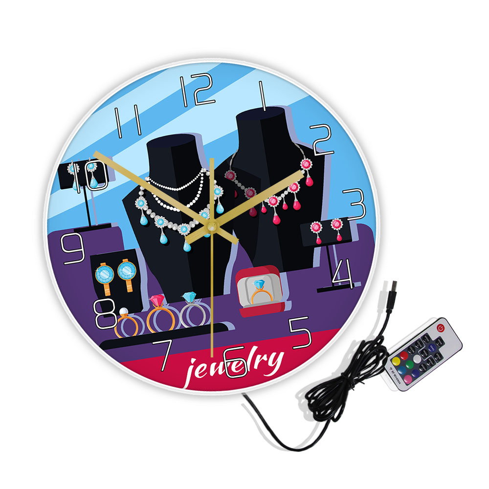 ジュエリーストアショーケースデザイン壁時計高級女性のアクセサ - Jewelry Store For Watches のレビューと価格