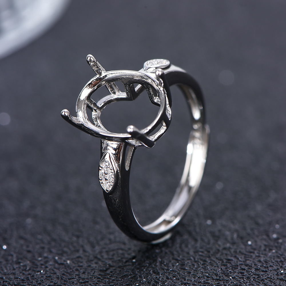 5x7-12x16mm リングブランク 925 スターリング - Sterling Silver Ring のレビューと価格