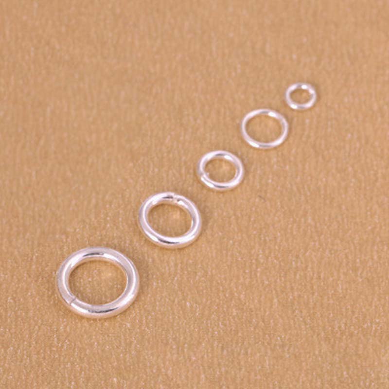 10個入り 本物の純銀925製 クローズドジャンプリング ス - Sterling Silver Ring のレビューと価格