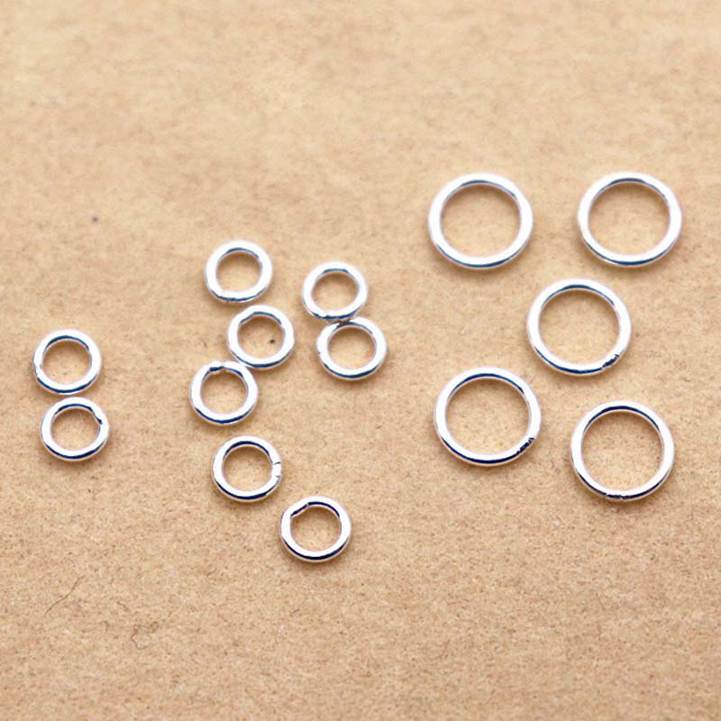 10個入り 本物の純銀925製 クローズドジャンプリング ス - Sterling Silver Ring のレビューと価格
