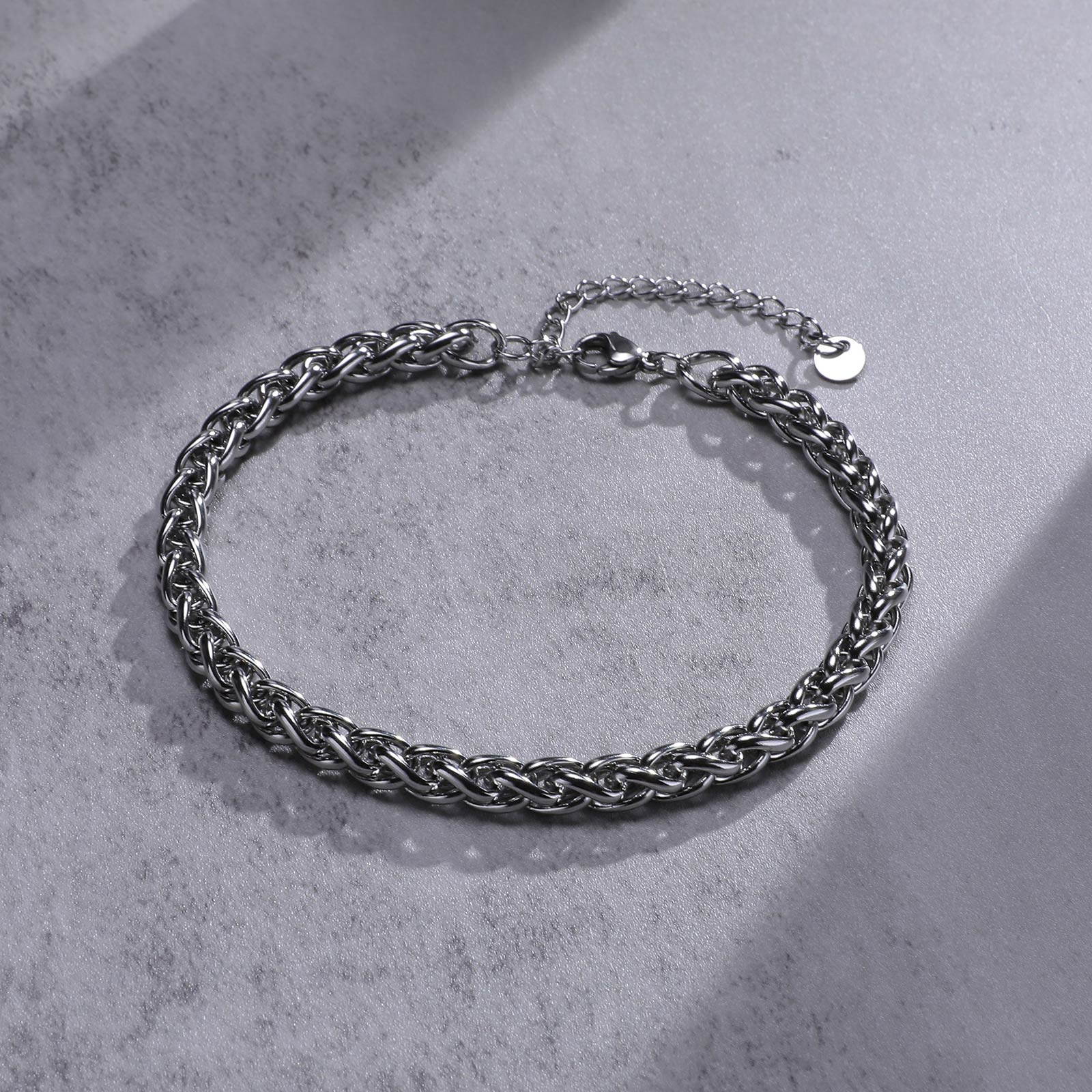 Vnox-男性用キューバチェーンアンクレット,防水ステンレス - Jc Jewelry & Watches のレビューと価格