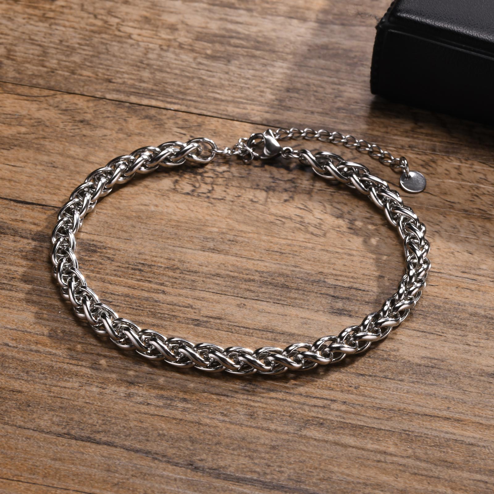 Vnox-男性用キューバチェーンアンクレット,防水ステンレス - Jc Jewelry & Watches のレビューと価格