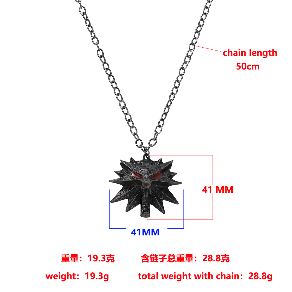 DIYアクセサリー ウィッチャー3 ワイルドハント 個性的な - Wolf Jewelry & Watches Tampa Reviews のレビューと価格