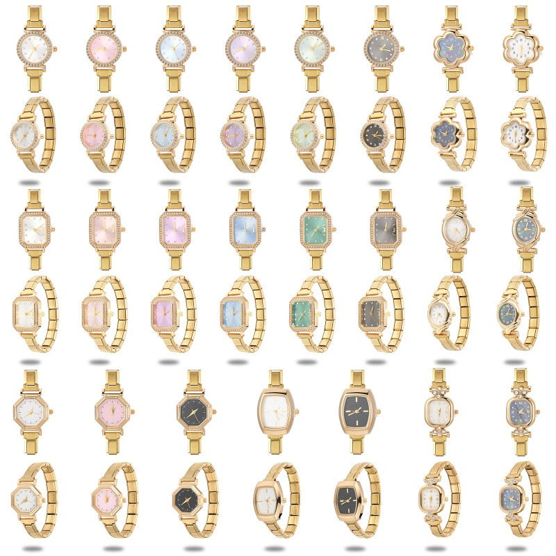 ファッション時計コネクタステンレス鋼フィット 9 ミリメート - Jewelry Type Watches のレビューと価格