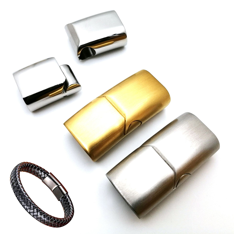 レザーシリコンブレスレット用クラスプ,1ピース,日曜大工,レ - Jewelry Making Watches のレビューと価格