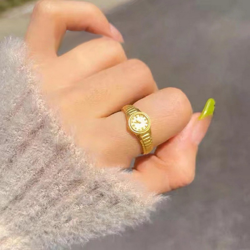 男性と女性のためのヴィンテージパンククォーツ指時計リング,オ - Vintage Jewelry Watches Women のレビューと価格