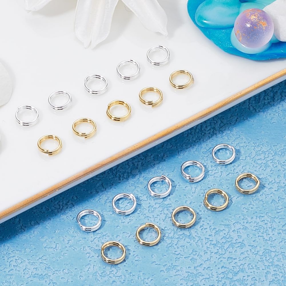 1 ボックス 80 個分割ジャンプリング 24K ゴールドと - Sterling Silver Ring のレビューと価格