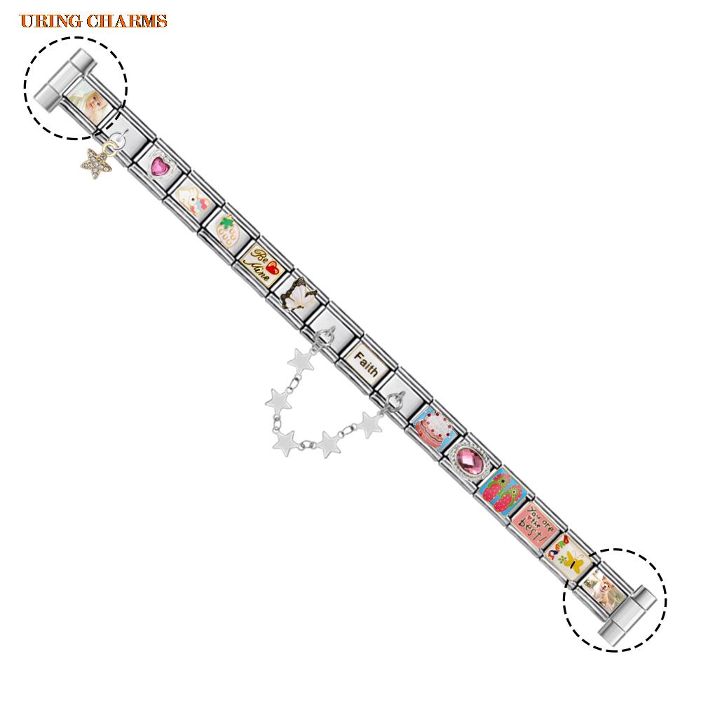 1ペアの写真ロゴ入りカスタムウォッチストラップコネクター、9 - Jewelry Making Watches のレビューと価格