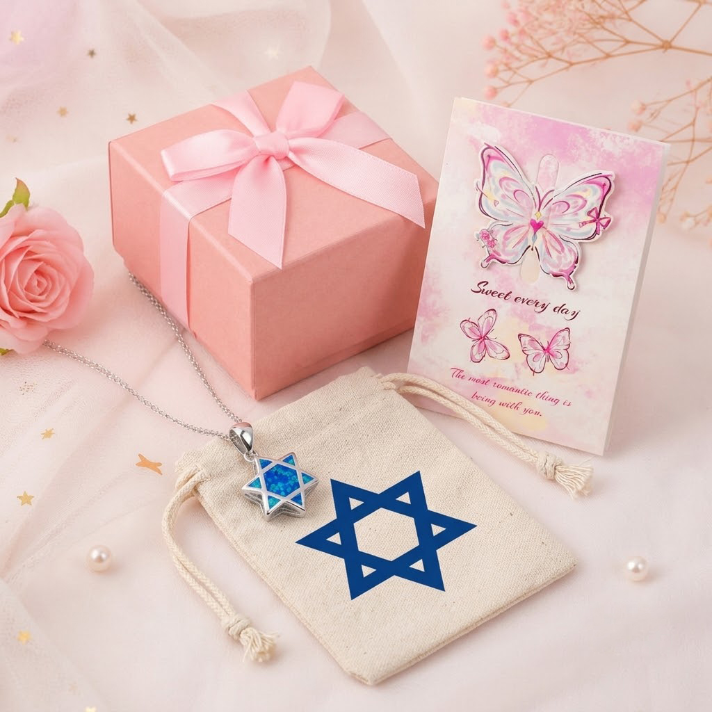 ダビデの星オパールペンダントネックレス リバーシブル ユダヤ - Jewelry & Watches Sp Zo O のレビューと価格