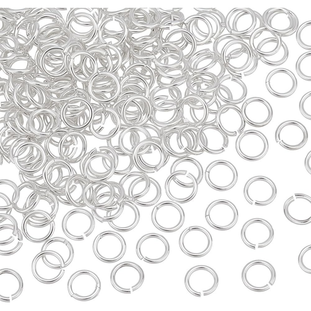 200 個 925 スターリングシルバーメッキオープン丸カン - Sterling Silver Ring のレビューと価格