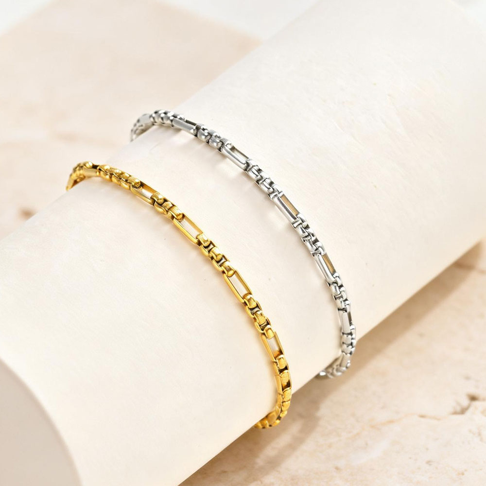 ステンレス製レディースアンクレット、18Kゴールドメッキ防水 - Jc Jewelry & Watches のレビューと価格