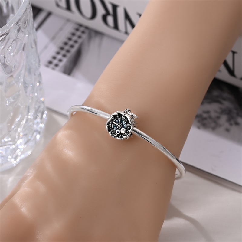 925 スターリングシルバーチャームビーズ CZ ジルコンレ - Jewelry Making Watches のレビューと価格