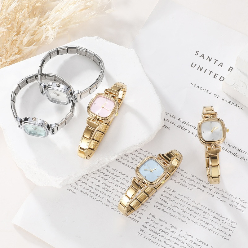 ファッション時計コネクタステンレス鋼フィット 9 ミリメート - Jewelry Type Watches のレビューと価格