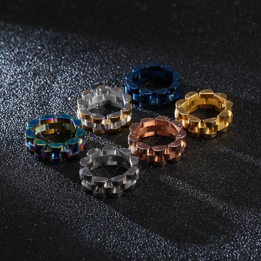 Fongten レトロ時計リンクチェーン男性リングステンレス - Vintage Jewelry Watches Women のレビューと価格