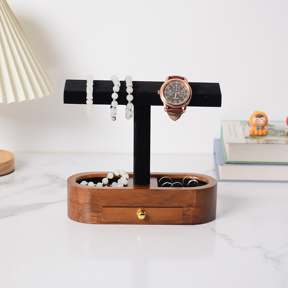 ジュエリーラック 無垢材ジュエリースタンド - デスクトップ - Jewelry Store For Watches のレビューと価格