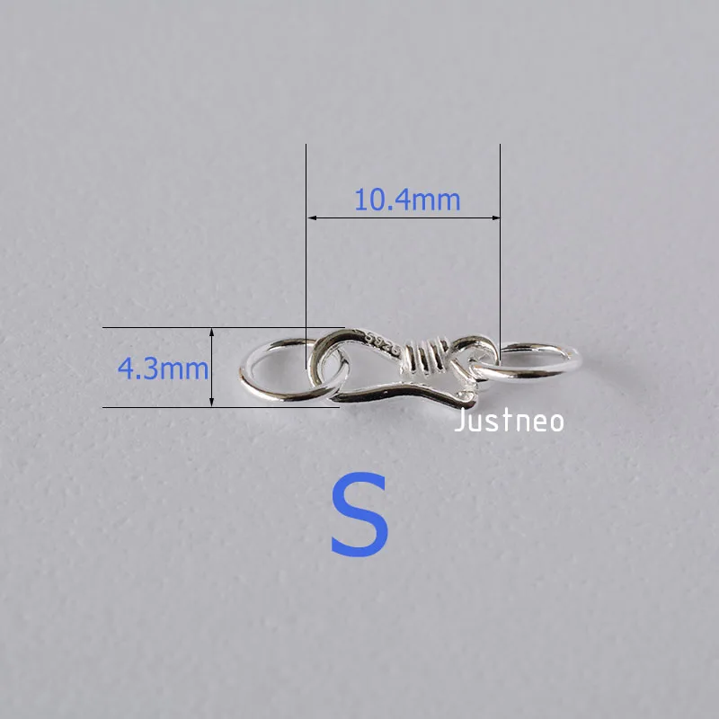 スターリングシルバー S フック & アイ フィッシュ クラ - Sterling Silver Ring のレビューと価格
