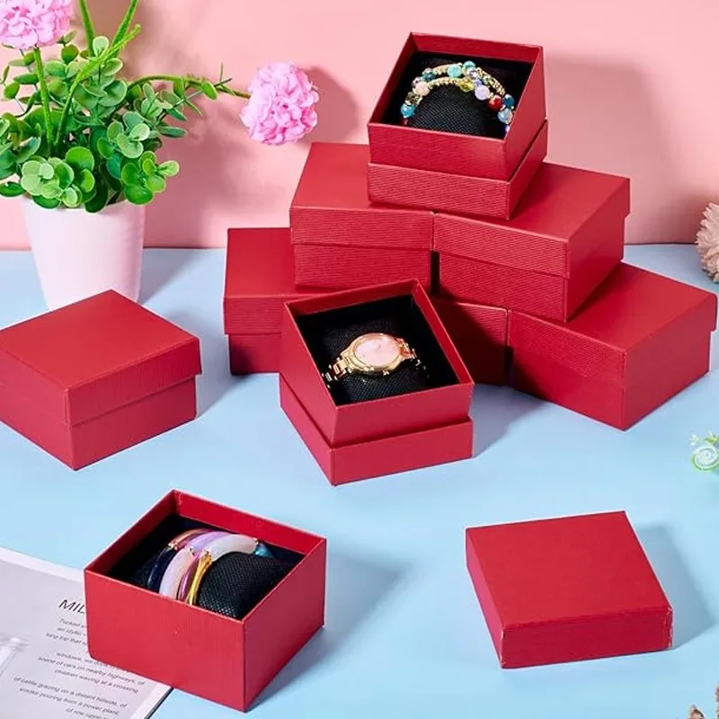 シンプルな時計ディスプレイ包装紙箱時計ブレスレット段ボール正 - Jewelry Store For Watches のレビューと価格