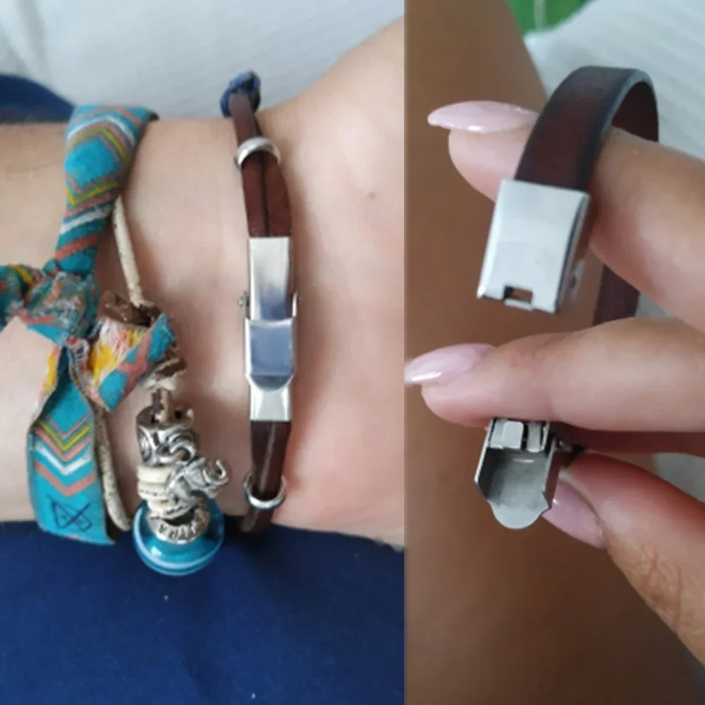 10 個ステンレス鋼クラスプ圧着ジョーフック時計バンドクラス - Jewelry Making Watches のレビューと価格